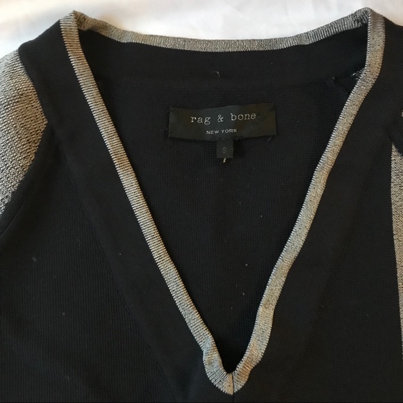 Rag & Bone Cropped Sweater Tee - Picture 7 of 8